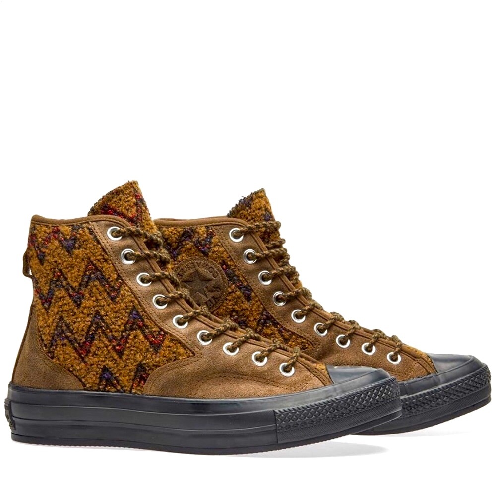 🍁NIB RARE Converse Missoni Suede CTAS HI Hiker M 7 W 9